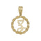 9ct Yellow Gold Rope Initial Pendant PN525/ZAcotis Gold JewelleryPN525/Z