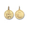 9ct Yellow Gold Round Dbl Sided St Christopher Pendant PN293Acotis Gold JewelleryPN293