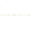 9ct Yellow Gold Round Id Bracelet With Zirconia BR672Acotis Gold JewelleryBR672
