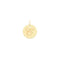 9ct Yellow Gold Round Initial Pendant PN923/CAcotis Gold JewelleryPN923/C