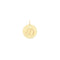 9ct Yellow Gold Round Initial Pendant PN923/DAcotis Gold JewelleryPN923/D
