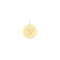 9ct Yellow Gold Round Initial Pendant PN923/GAcotis Gold JewelleryPN923/G