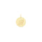 9ct Yellow Gold Round Initial Pendant PN923/RAcotis Gold JewelleryPN923/R