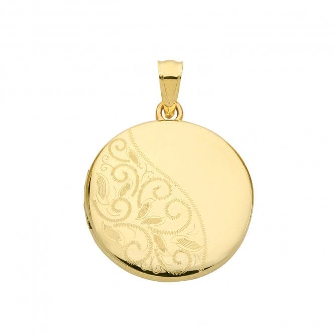 9ct Yellow Gold Round Locket PN1113Acotis Gold JewelleryPN1113