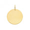 9ct Yellow Gold Round Plain Large Pendant PN1199Acotis Gold JewelleryPN1199