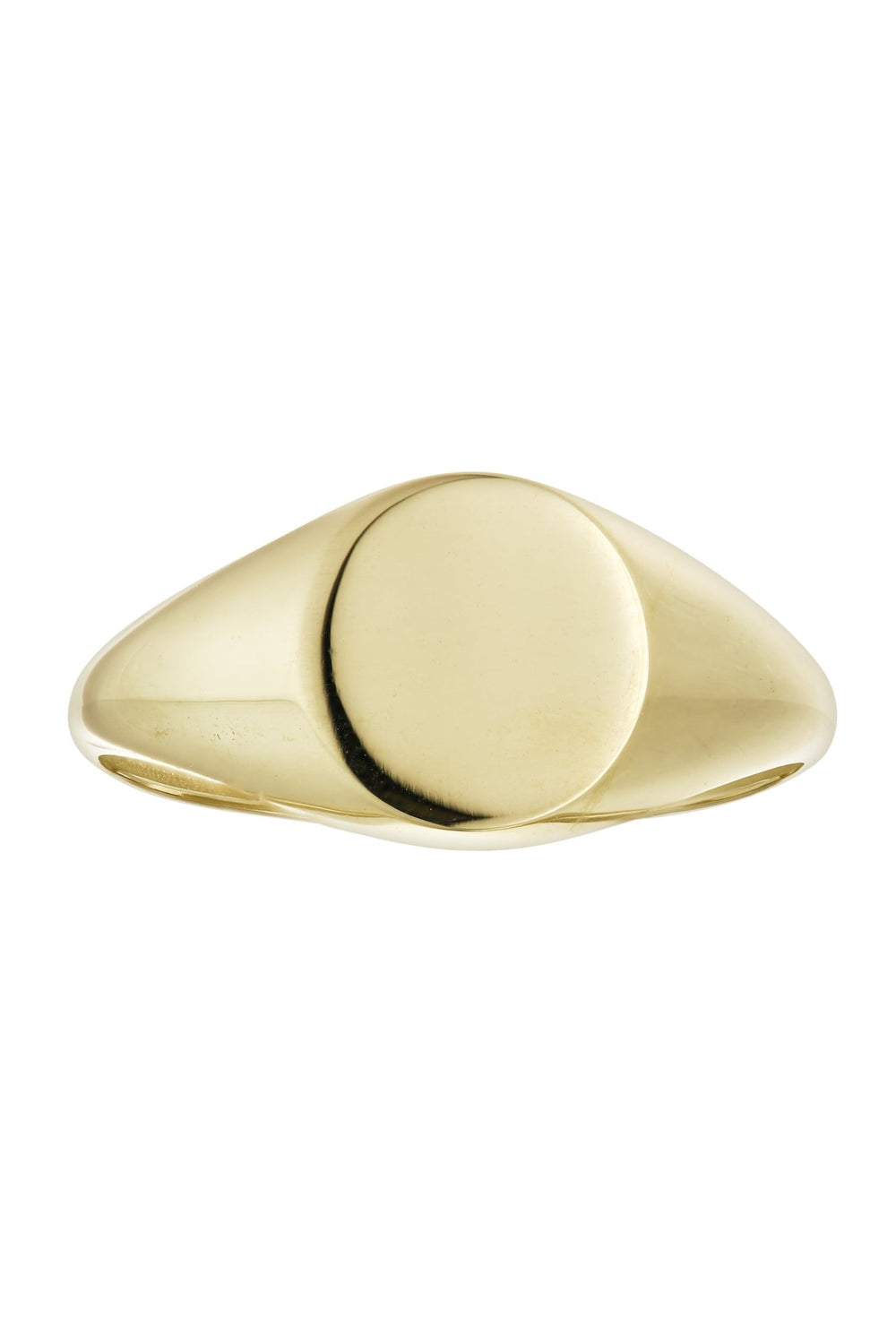 9ct Yellow Gold Round Signet RingThe Fine CollectiveBA0071441 - P