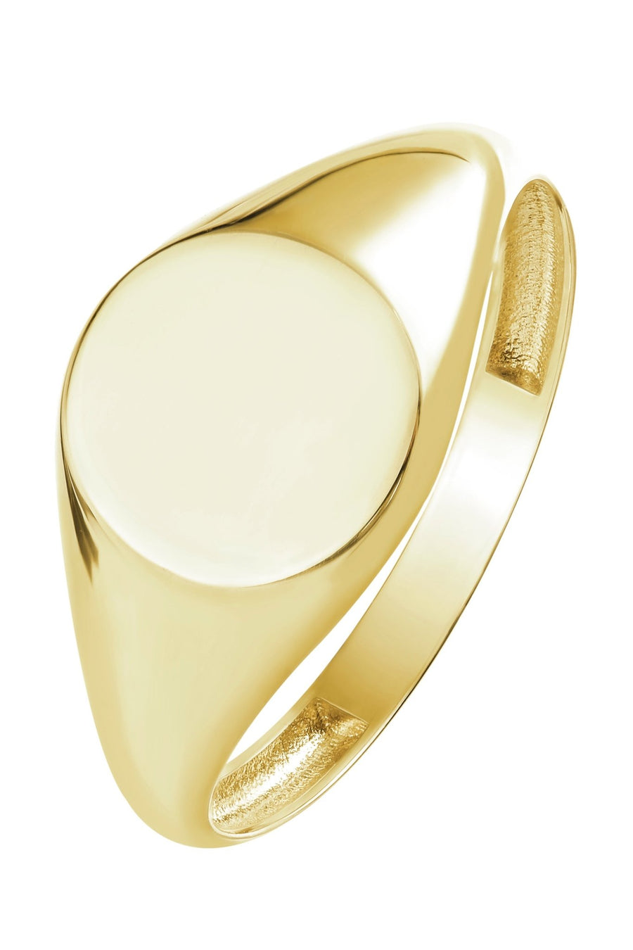 9ct Yellow Gold Round Signet RingThe Fine CollectiveBA0071441 - P