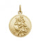 9ct Yellow Gold Round St Christopher Pendant PN146Acotis Gold JewelleryPN146