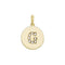 9ct Yellow Gold Round Zirconia Initial Pendant PN610/GAcotis Gold JewelleryPN610/G
