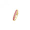 9ct Yellow Gold Ruby Red Zirconia Single Cartilage Huggies 9Mm ES1996RAcotis Gold JewelleryES1996R