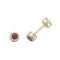 9ct Yellow Gold Ruby Stud Earrings ES425RBAcotis Gold JewelleryES425RB