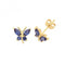 9ct Yellow Gold Sa Butterfly Stud Earrings ES1602SAcotis Gold JewelleryES1602S