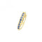 9ct Yellow Gold Sapphire Blue Zirconia Single Cartilage Huggies 11Mm ES1997SAcotis Gold JewelleryES1997S