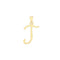 9ct Yellow Gold Script Initial Pendant PN1220/JAcotis Gold JewelleryPN1220/J