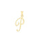 9ct Yellow Gold Script Initial Pendant PN1220/PAcotis Gold JewelleryPN1220/P