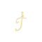 9ct Yellow Gold Script Initial Pendant PN1220/TAcotis Gold JewelleryPN1220/T