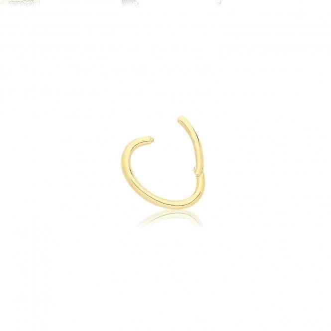 9ct Yellow Gold Seamless Oval Clicker ES2011Acotis Gold JewelleryES2011