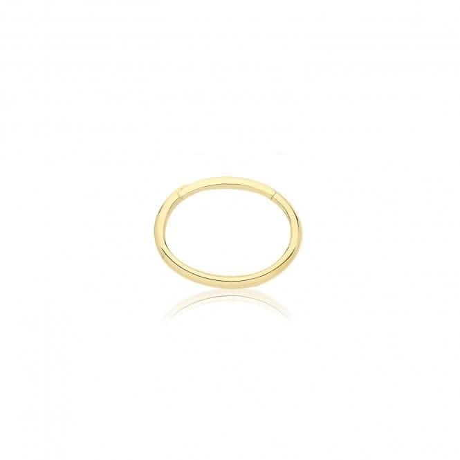 9ct Yellow Gold Seamless Oval Clicker ES2012Acotis Gold JewelleryES2012
