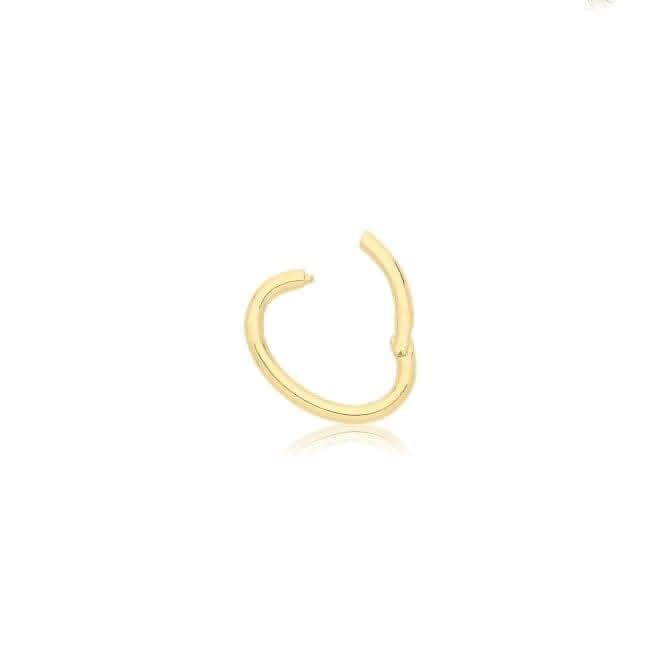 9ct Yellow Gold Seamless Oval Clicker ES2013Acotis Gold JewelleryES2013