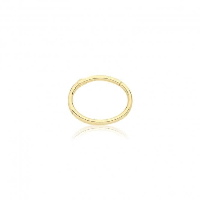 9ct Yellow Gold Seamless Oval Clicker ES2014Acotis Gold JewelleryES2014