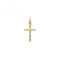 9ct Yellow Gold Semi Solid Cross H Engraved PN1210EAcotis Gold JewelleryPN1210E