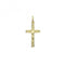 9ct Yellow Gold Semi Solid Cross H Engraved PN1211EAcotis Gold JewelleryPN1211E