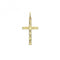 9ct Yellow Gold Semi Solid Cross H Engraved PN1212EAcotis Gold JewelleryPN1212E