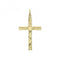 9ct Yellow Gold Semi Solid Cross H Engraved PN1214EAcotis Gold JewelleryPN1214E