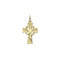 9ct Yellow Gold Semi Solid Cross H Engraved PN1217EAcotis Gold JewelleryPN1217E