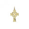 9ct Yellow Gold Semi Solid Cross H Engraved PN1218EAcotis Gold JewelleryPN1218E
