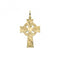 9ct Yellow Gold Semi Solid Cross H Engraved PN1219EAcotis Gold JewelleryPN1219E