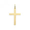 9ct Yellow Gold Semi Solid Cross PN1214Acotis Gold JewelleryPN1214