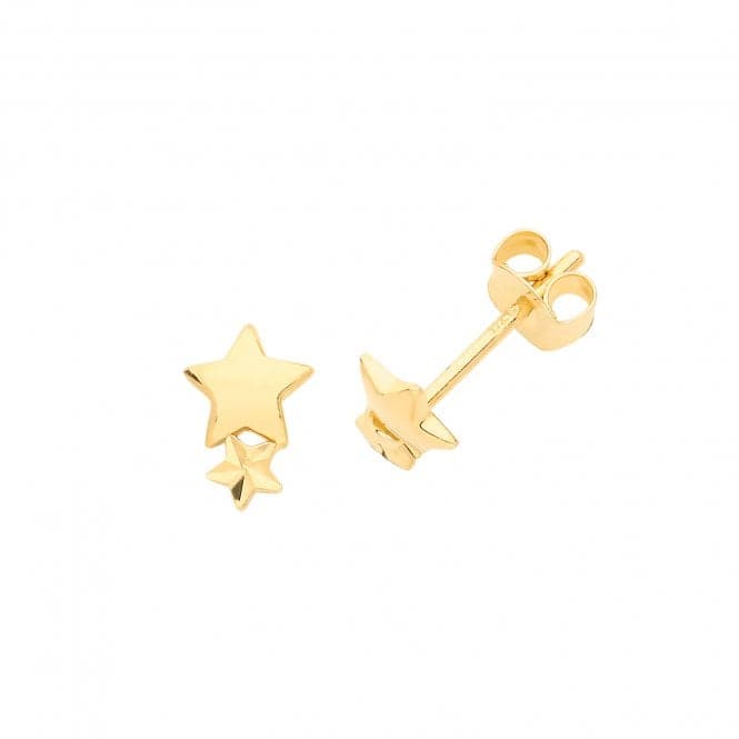 9ct Yellow Gold Shooting Star Studs ES671Acotis Gold JewelleryES671