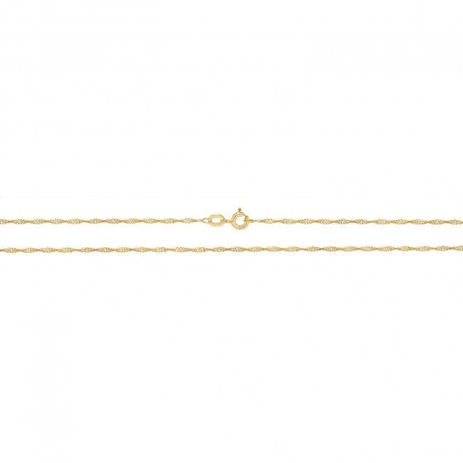 9ct Yellow Gold Singarope Chain CH221Acotis Gold JewelleryCH221/20