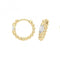 9ct Yellow Gold Single Zirconia Bobble Clickers ES1686Acotis Gold JewelleryES1686