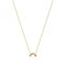 9ct Yellow Gold Small Rainbow Zirconia Necklet NK421Acotis Gold JewelleryNK421
