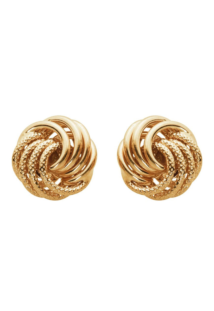 9ct Yellow Gold Small Twisted Knot EarringsThe Fine CollectiveBA0000606