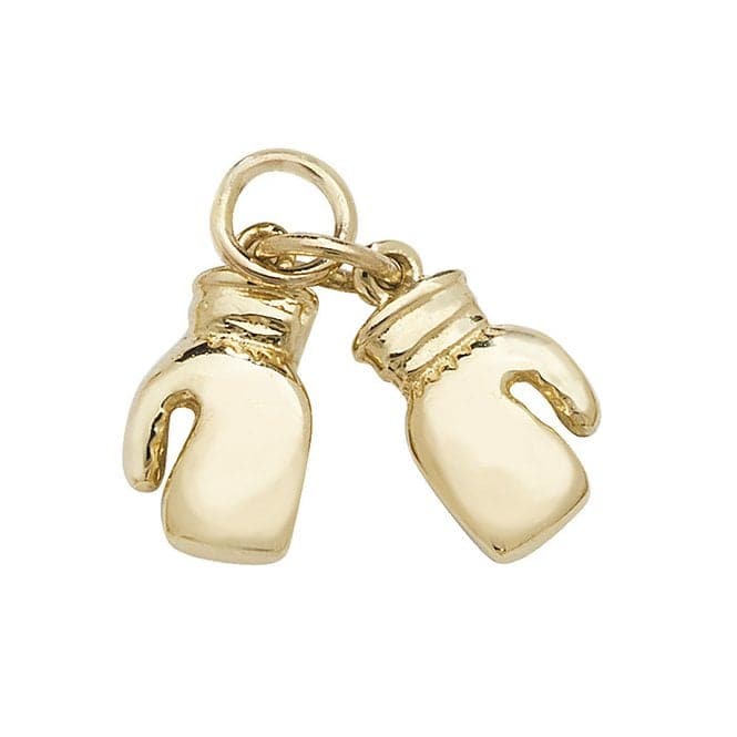 9ct Yellow Gold Sml Dbl Boxing Glove Pendant PN1036Acotis Gold JewelleryPN1036