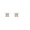 9ct Yellow Gold Solitare Cluster Earrings GE2289Elements GoldGE2289