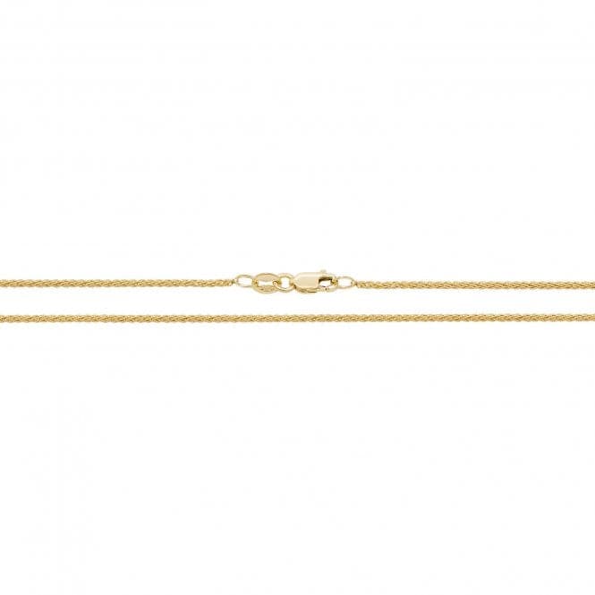 9ct Yellow Gold Spiga Chain CH429Acotis Gold JewelleryCH429/16