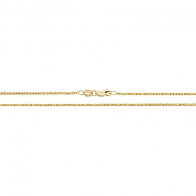 9ct Yellow Gold Spiga Chain CH429Acotis Gold JewelleryCH429/20