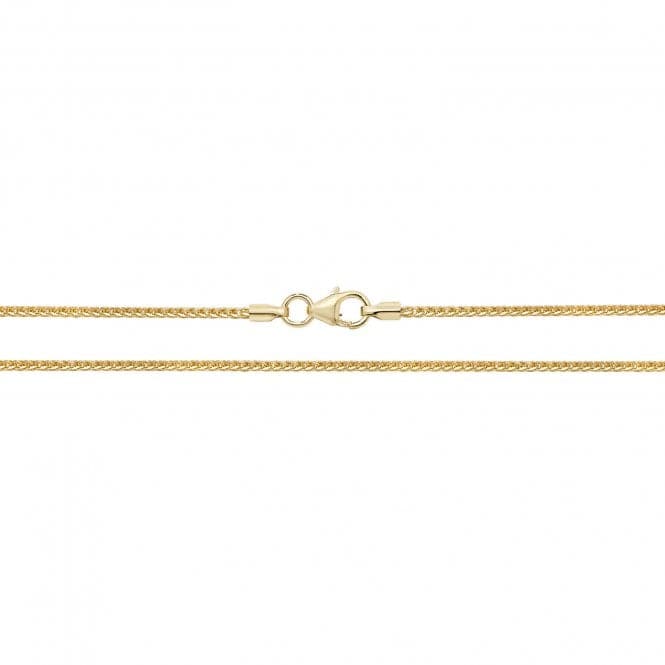 9ct Yellow Gold Spiga Chain CH487Acotis Gold JewelleryCH487/22