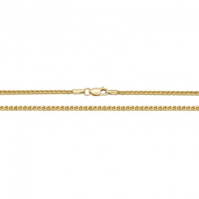 9ct Yellow Gold Spiga Chain CH488Acotis Gold JewelleryCH488/24