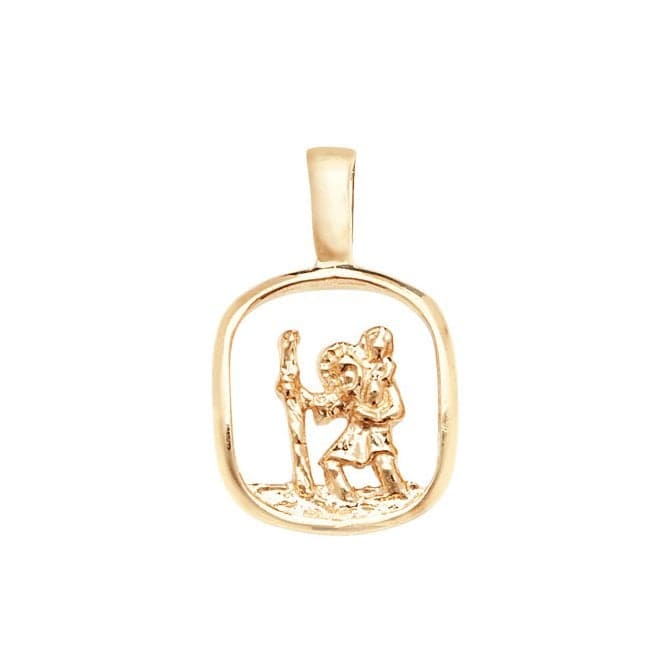 9ct Yellow Gold St Christopher Pendant PN1051Acotis Gold JewelleryPN1051