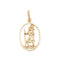 9ct Yellow Gold St Christopher Pendant PN1052Acotis Gold JewelleryPN1052