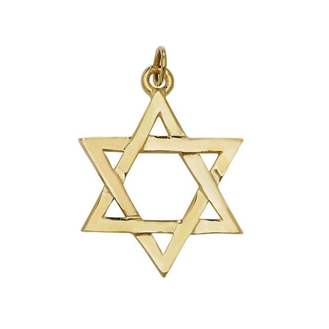 9ct Yellow Gold Star Of David Pendant PN669Acotis Gold JewelleryPN669