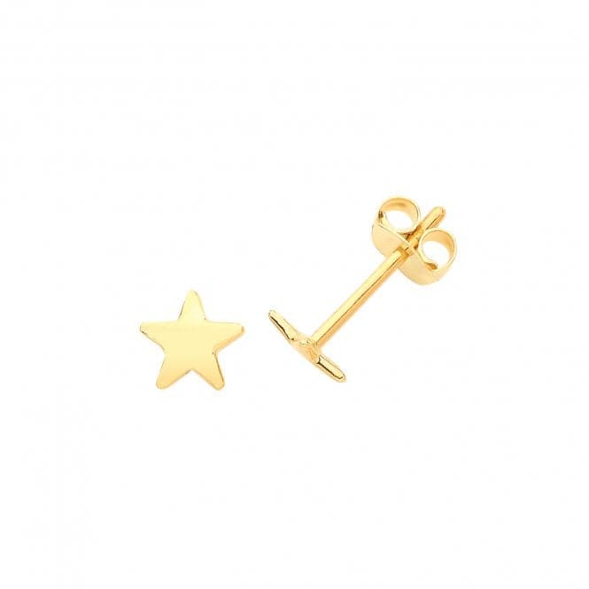 9ct Yellow Gold Star Studs ES674Acotis Gold JewelleryES674