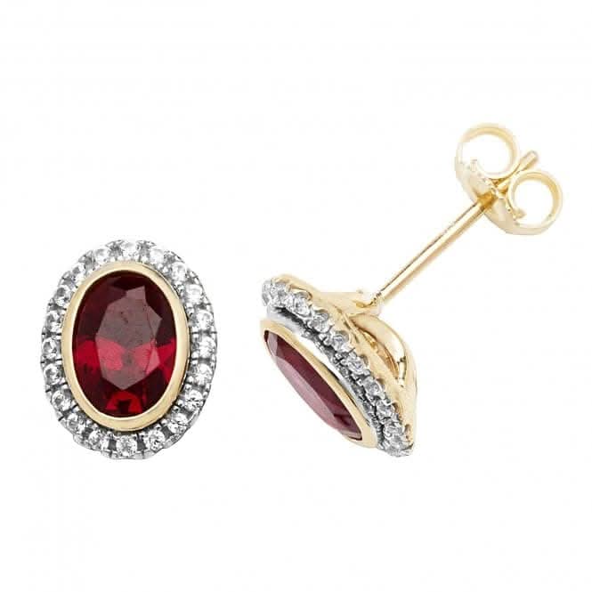 9ct Yellow Gold Stud Earrings ES1202RAcotis Gold JewelleryES1202R