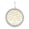 9ct Yellow Gold Tree Of Life Round Zirconia Pendant PN1065Acotis Gold JewelleryPN1065