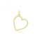 9ct Yellow Gold Twisted Heart Pendant PN1310Acotis Gold JewelleryPN1310